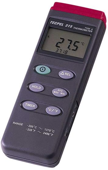 Digital Thermometer with Timer Features, Type K thermocouple sensor Bead probe, PC Based RS-232 Interface

Model: DTM-315