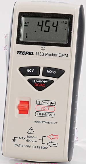 Pocket multimeter dmm-113b