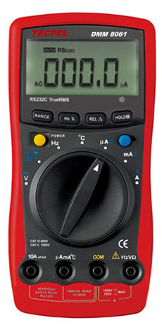 digital multimeter with ac true rms