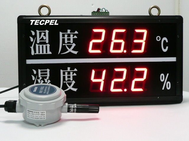 Temperature Humidity  Digital LED display with Transmitter Transducer LED Monitor Display