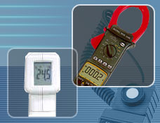 Sound level meters, clamp-on meters, clamp meters clampmeters