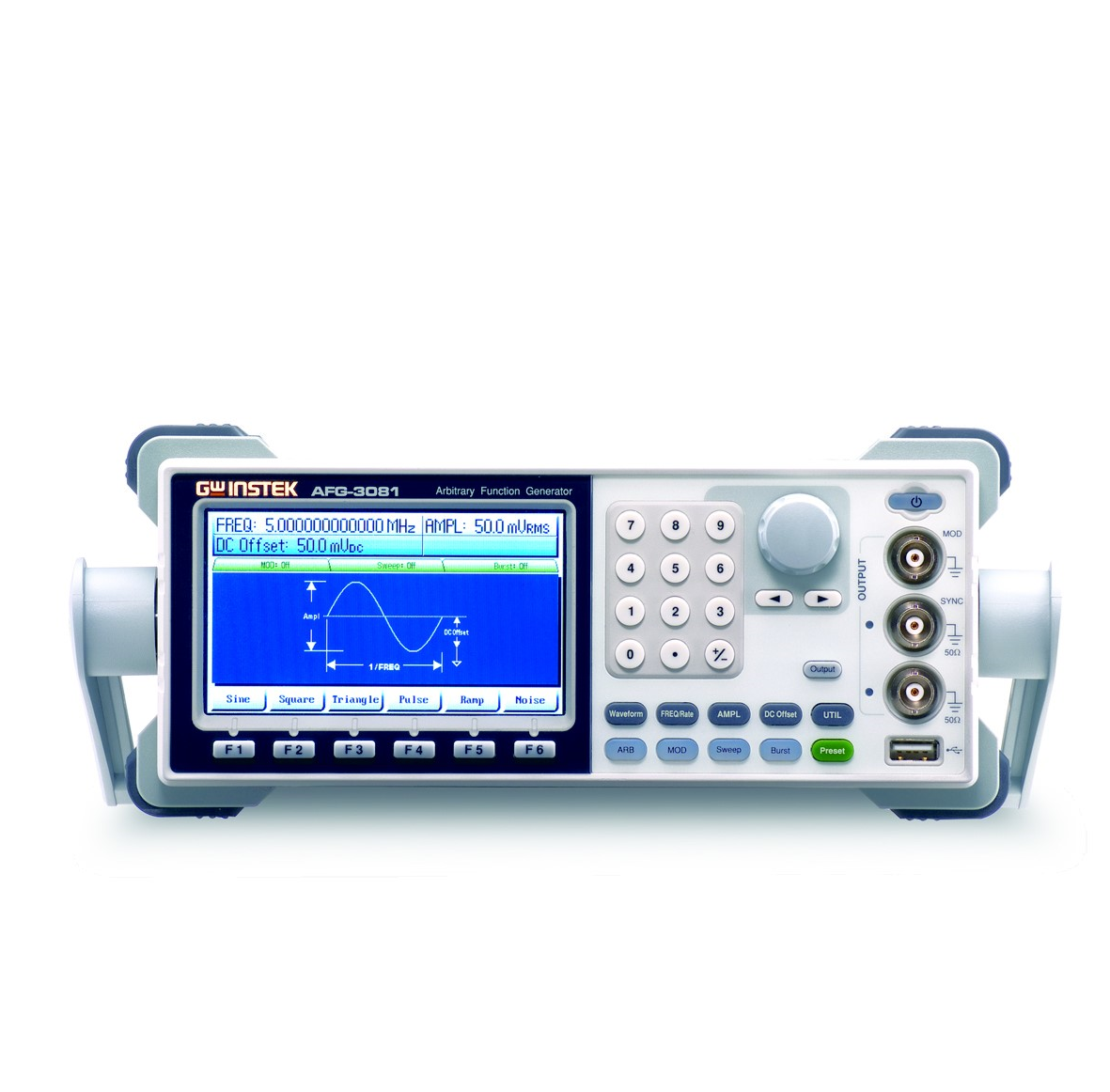 AFG-3051 Arbitrary Waveform Function Generator AFG-3000-Front-1