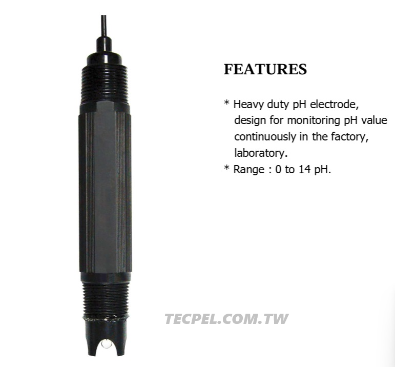 PE-21 Industrial Alloy pH Electrode PE-21-Tm