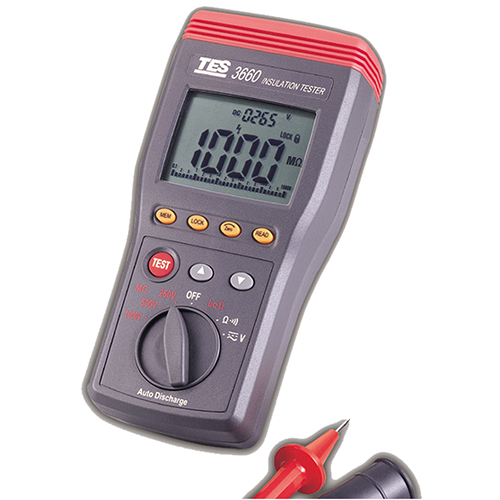 TES-3660 Automatic Range Insulation Tester TES-3660-m1