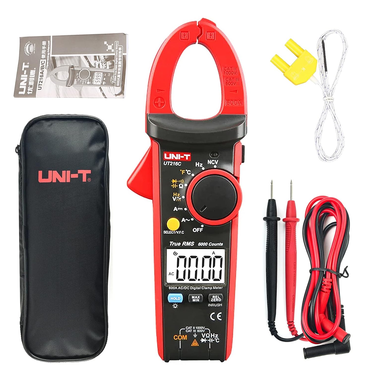 UT216C True RMS Digital Clamp Meter UT216C_All_1